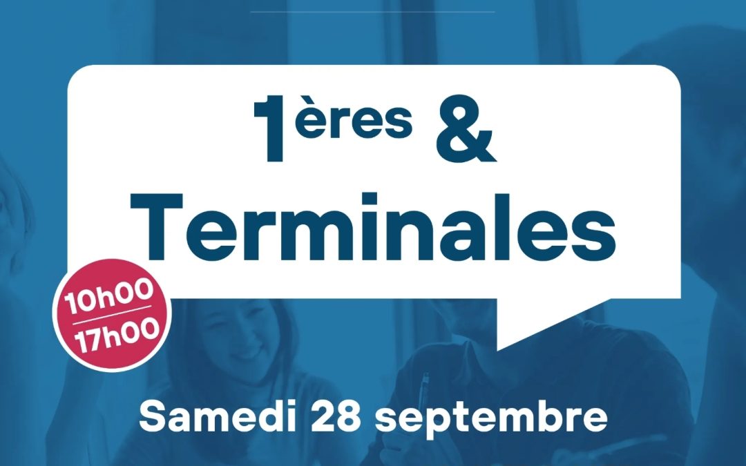 Samedi 28/09 : Salon Studyrama dédié aux 1ères et Terminales